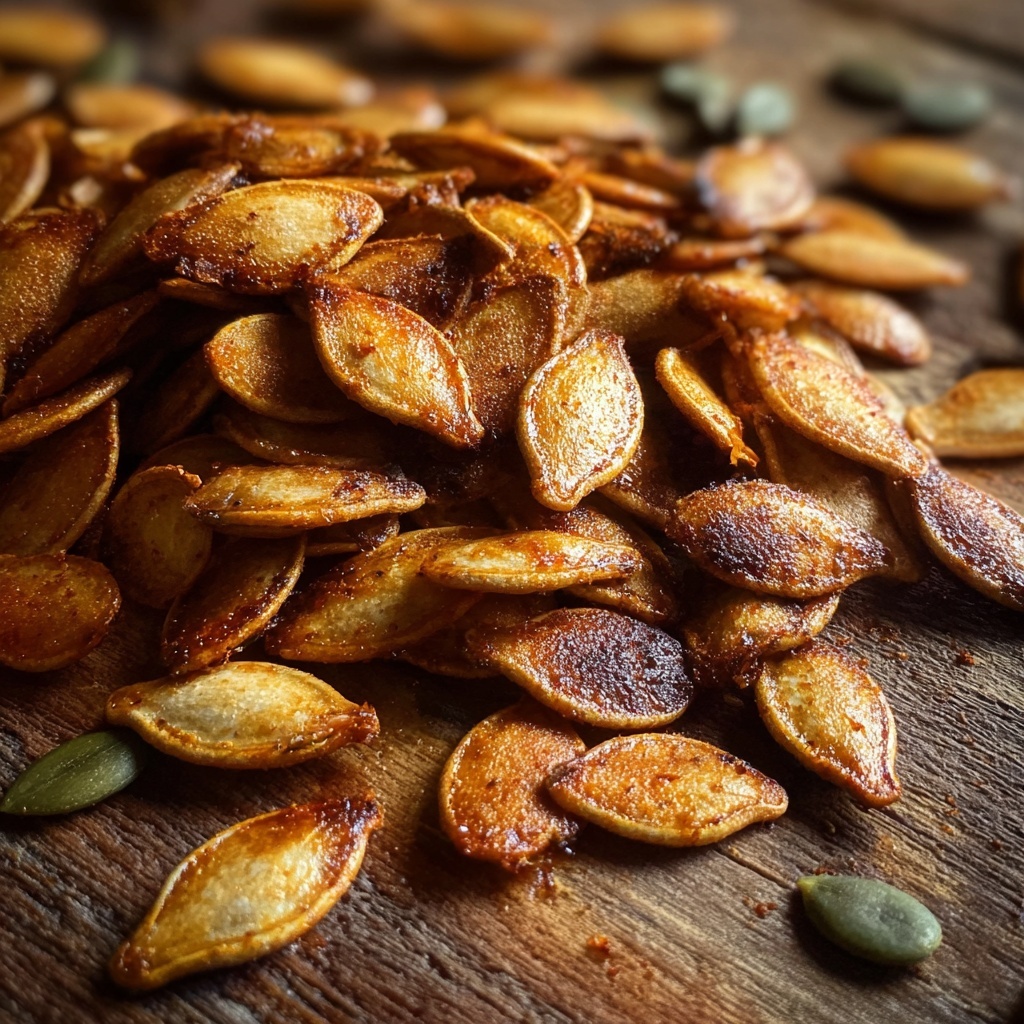 Cinnamon Sugar Pumpkin Seeds Recipe - Recipe Image