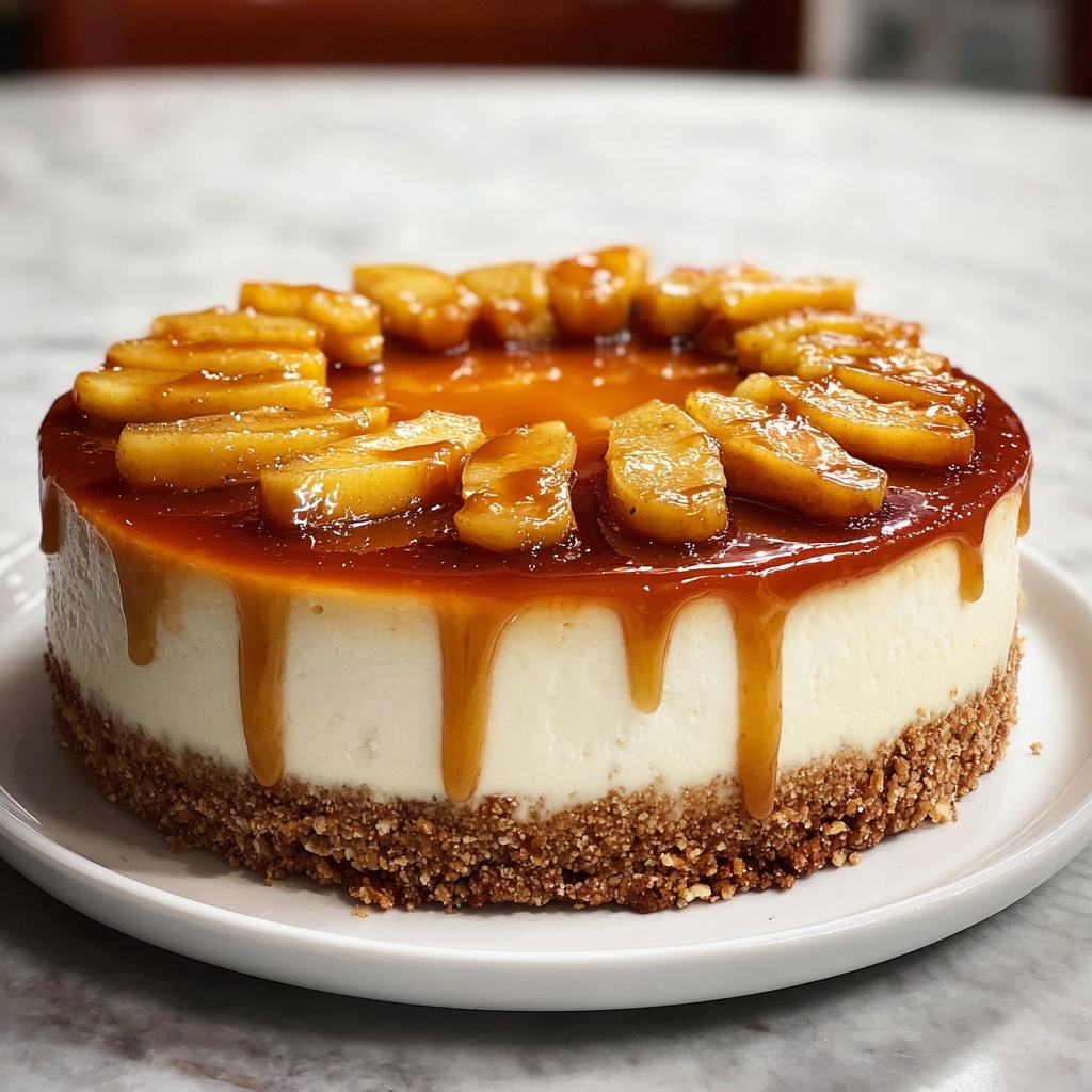 Caramel Apple Cheesecake Recipe - Recipe Image