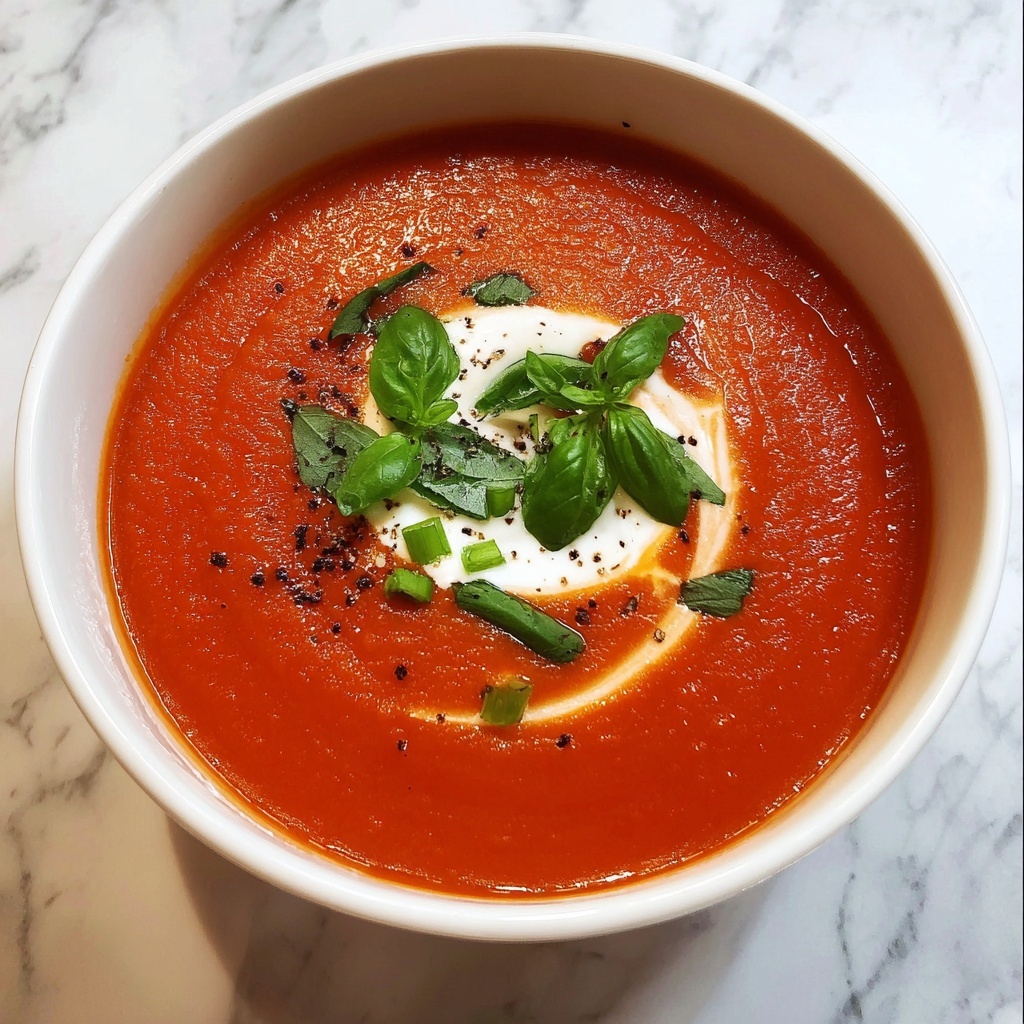 Easy Tomato Soup Recipe: 7 Simple Steps to Comfort Recipe - Recipe Image