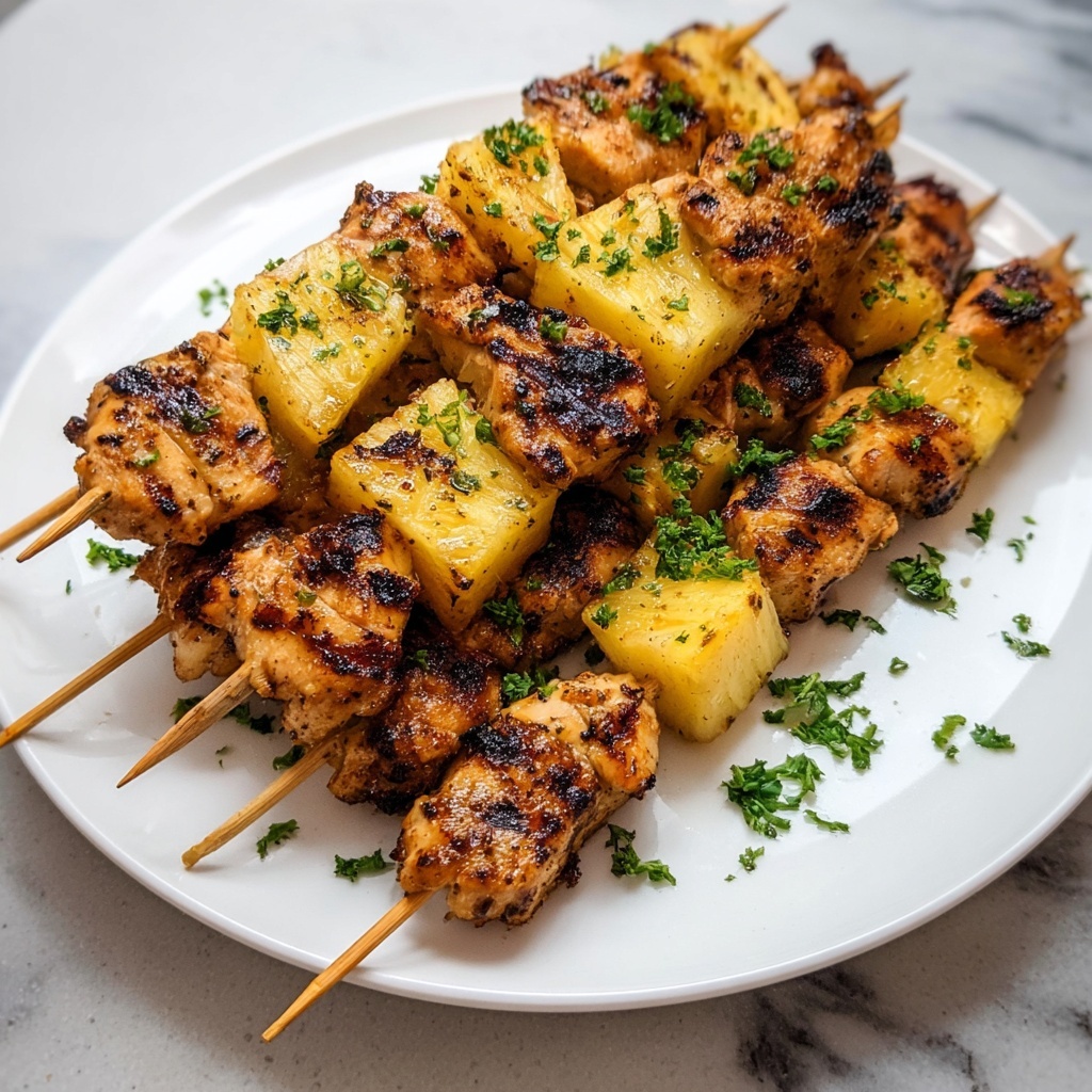 Pineapple Grilled Chicken Kebabs Recipe: 5 Flavorful Tips Recipe - Recipe Image